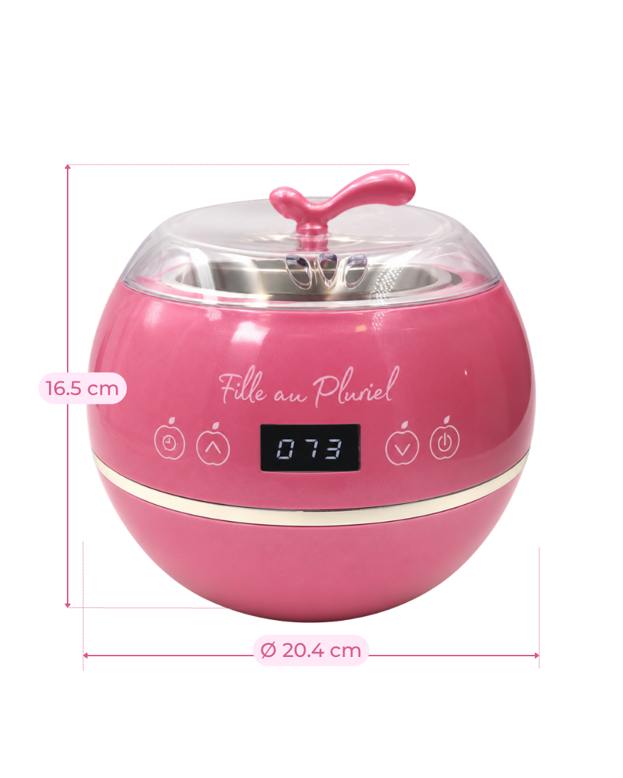 Chauffe-cire Pomme rose 500 ml | Pour professionnels - Fille au Pluriel
