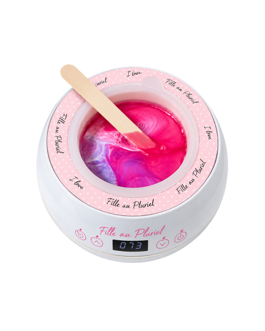 Chauffe-cire Pomme blanc 500 ml | Pour professionnels - Fille au Pluriel